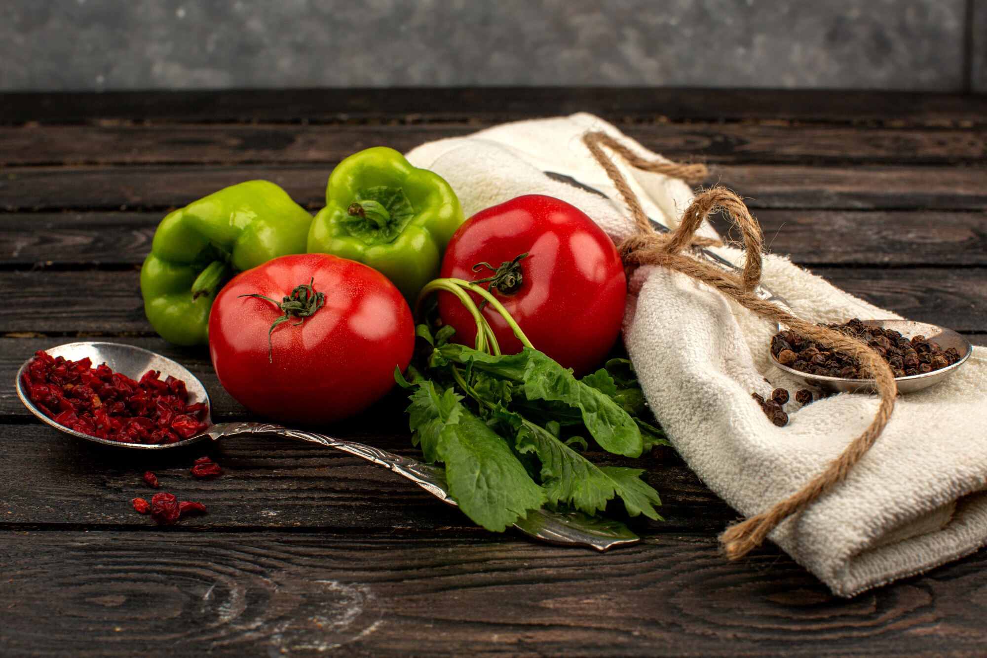 Ingredientes naturales frescos